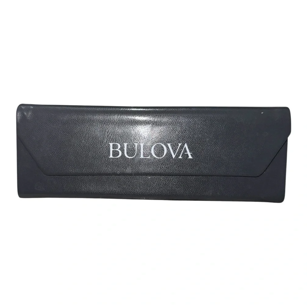 Bulova Gray Sunglass Case ONLY